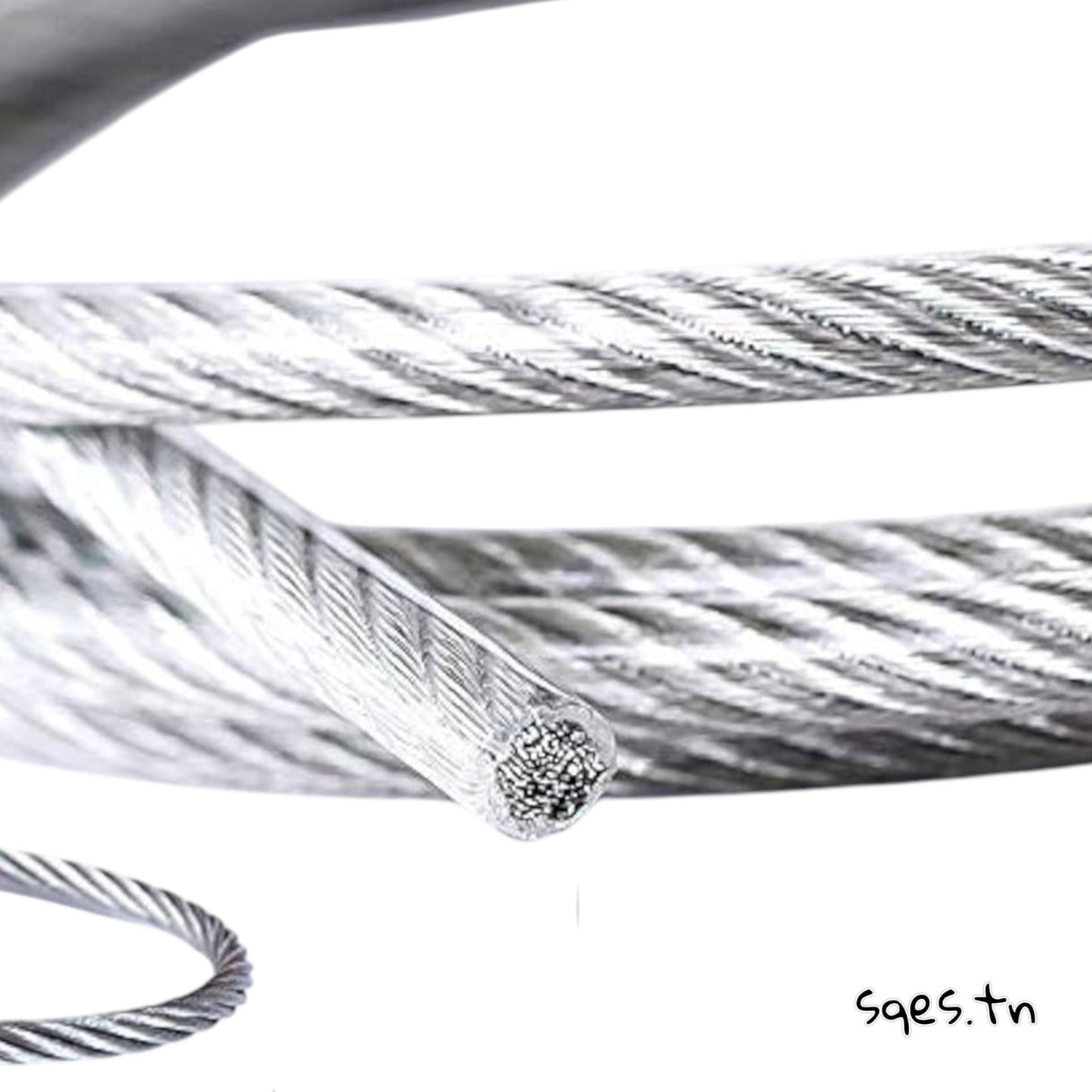 Cable en Acier Plastifié –  Rouleau 300 m