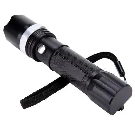 Lampe de Poche LED Rechargeable, Torche en Aluminium Haute luminosité avec 3 Modes de luminosité Réglables - SQES