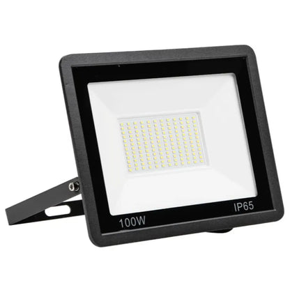 Projecteur LED 100W, 6500K, Luminaire Exterieur Pour Patio, Terrasse, Jardin, Garage, Usine - SQES