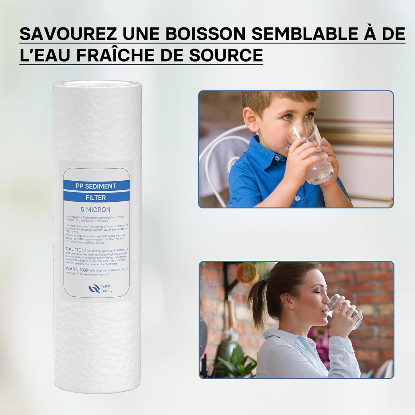 Cartouche filtre à eau PP 02