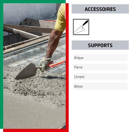 Ciment Noir Pour tous travaux courants de maçonnerie - Seau 5kg - SQES