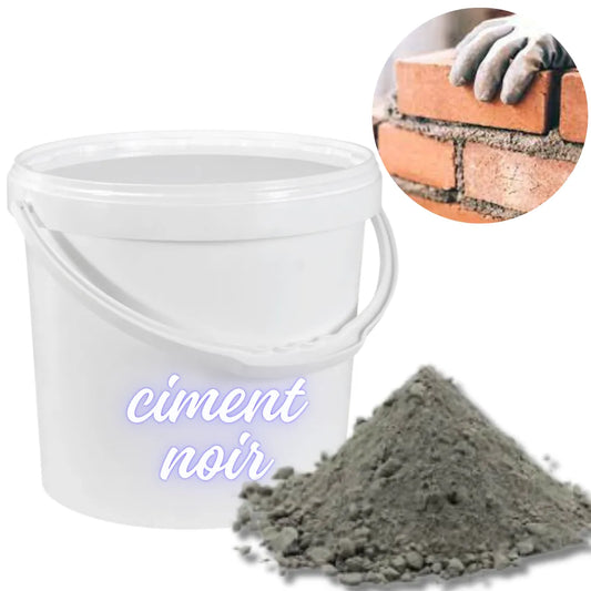 Ciment Noir Pour tous travaux courants de maçonnerie - Seau 5kg - SQES