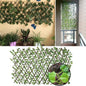 Cloture de Jardin rétractable - Treillis extensible - Feuille de Lierre - Mur végétal - SQES
