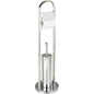 Combiné WC - Porte Papier Toilette avec Brosse - INOX - SQES