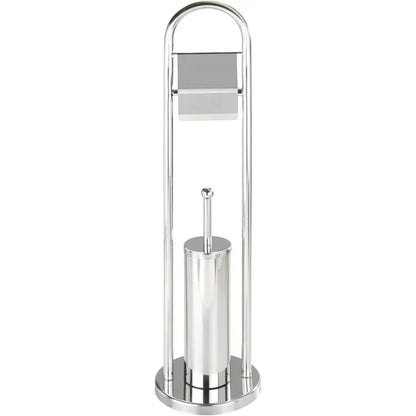 Combiné WC - Porte Papier Toilette avec Brosse - INOX - SQES