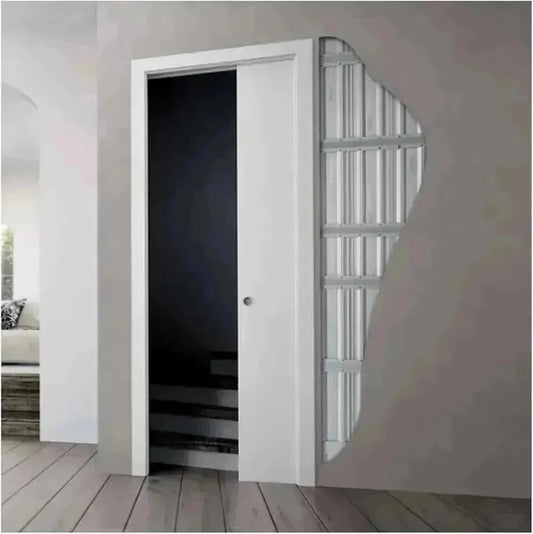 Contre chassis a PLATRE pour portes coulissantes encastrée 1P 800/2100/100 SCIRIGNO -Made in ITALY- - SQES