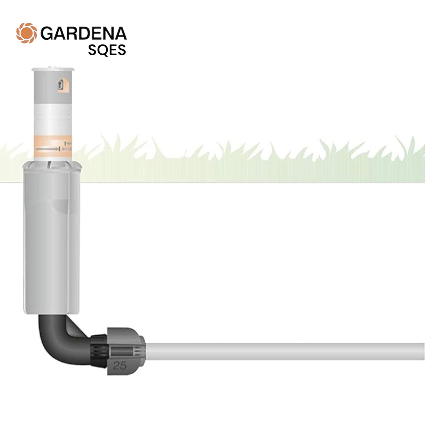 Coude 90° 25 mm 15/21 (1/2") Mâle GARDENA