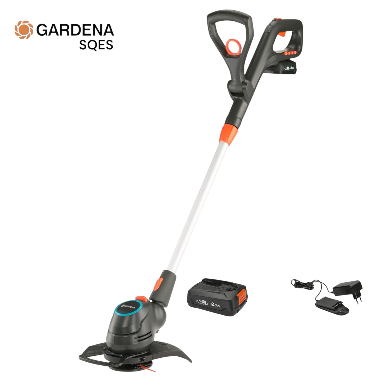 Coupe Bordures à Batterie GARDENA ComfortCut Li-18/23 Kit Complet - 18V 2.5Ah