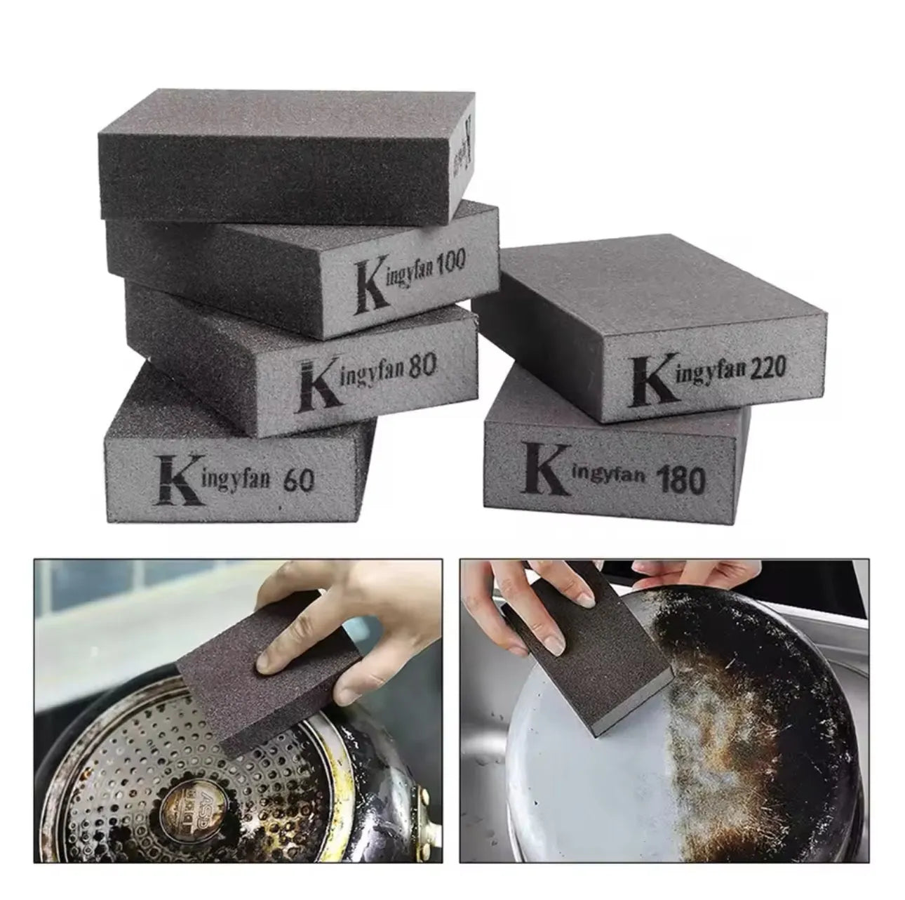 Éponge abrasif de ponçage (lot 6pcs) - SQES