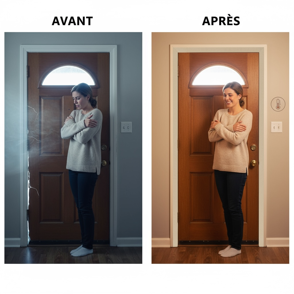 Joint de Calfeutrage Blanc 10m x 25mm Auto-Adhésif