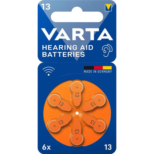 VARTA Pile Auditive 13 BLI 8 - Zinc-Air Pack Économique