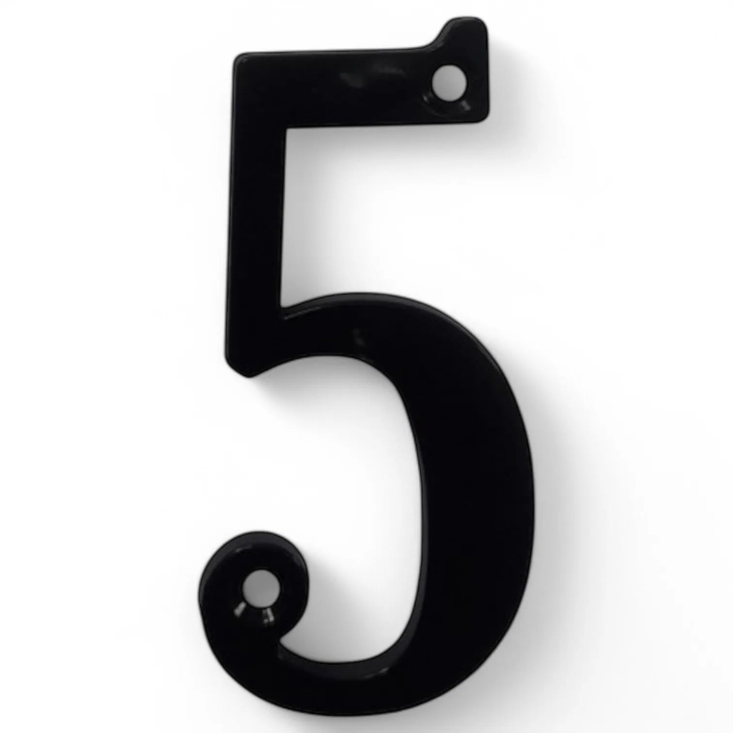 Numéro 5 de maison en plastique Noir - SQES