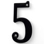 Numéro 5 de maison en plastique Noir - SQES