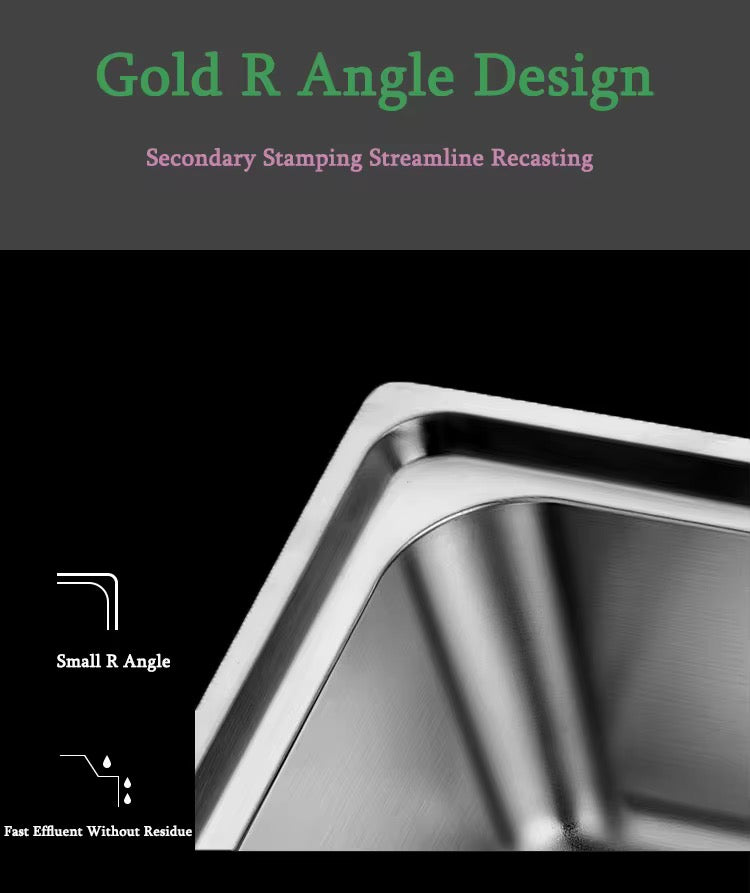 Évier de cuisine encastrable 3bac inoxydable 122x50cm