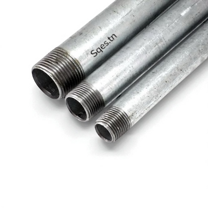 Tube galvanise male femelle 6m