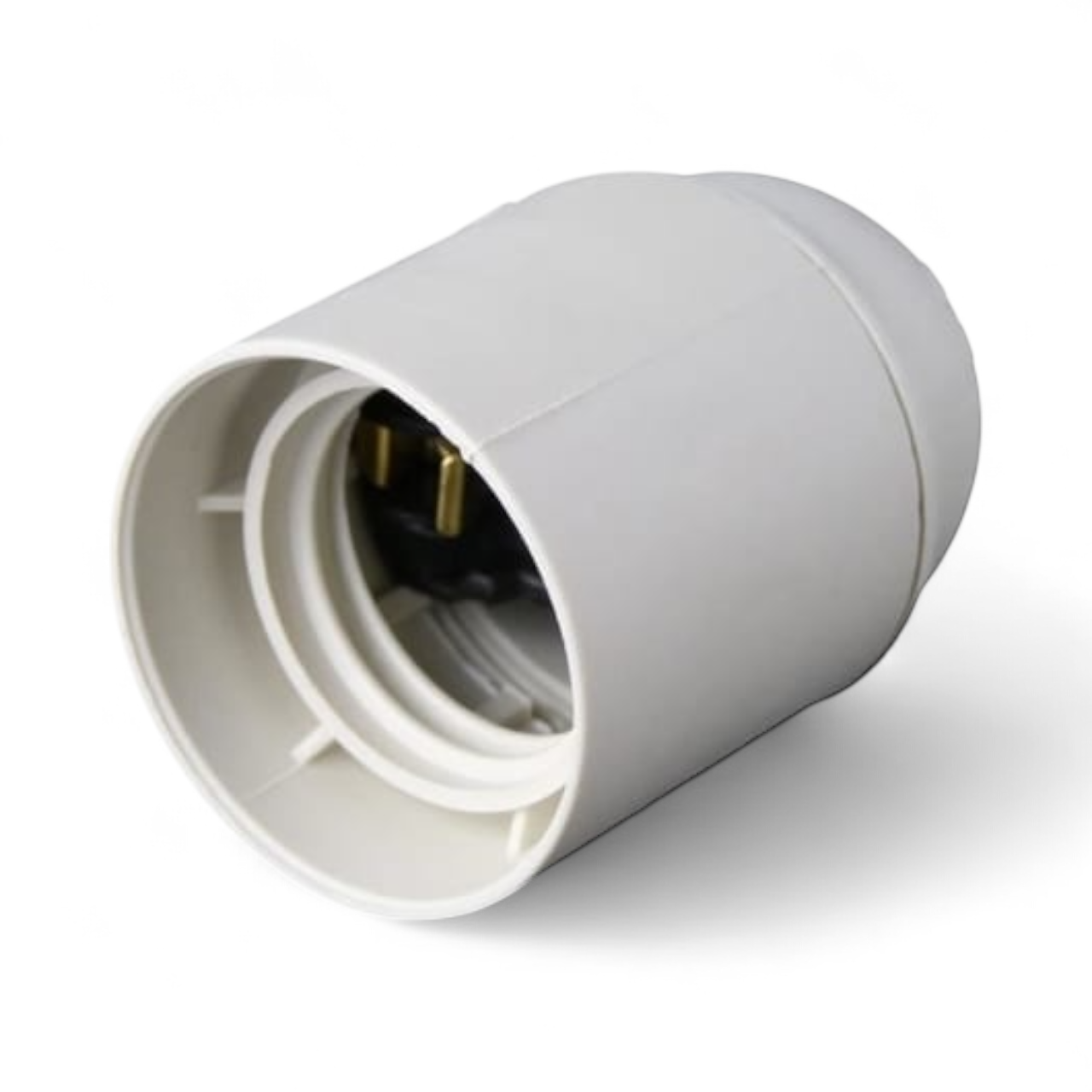 Douille Lisse E27 Blanche - Support Ampoule Standard