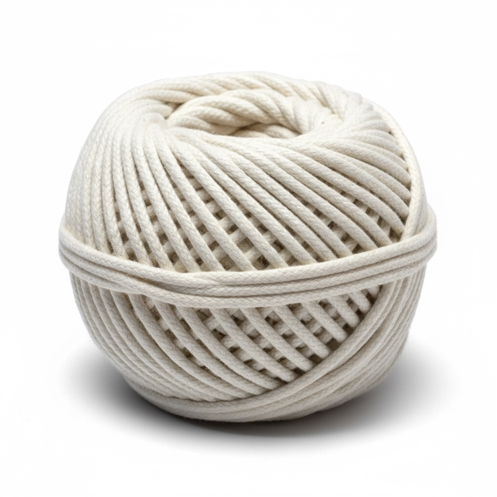 Cordon d'Emballage en coton Naturel 20m 3mm (lot 3 bobines)