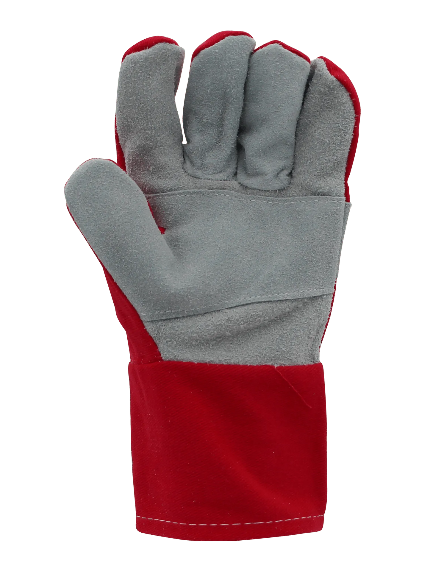 Gants de travail en tissue de coton renforcée de cuir - SQES