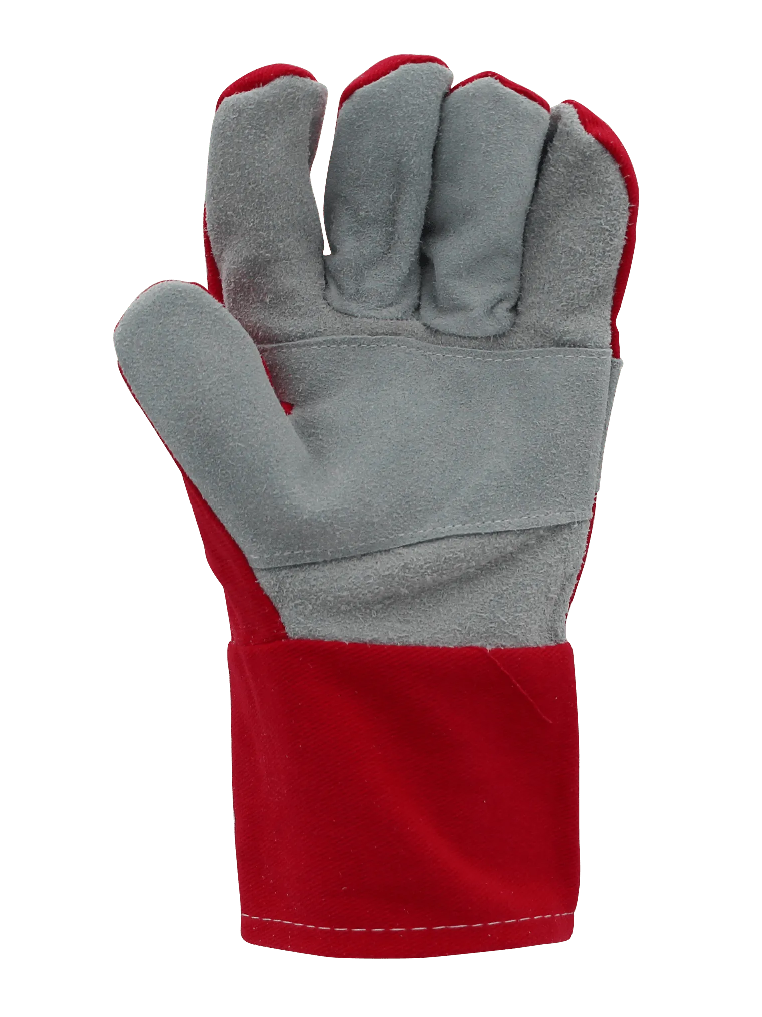 Gants de travail en tissue de coton renforcée de cuir - SQES