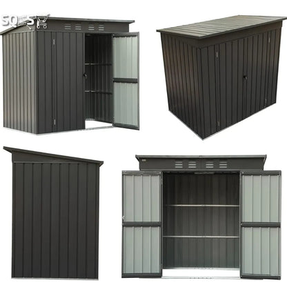 DOUGUA Abri de jardin en métal avec toit incliné - SQES