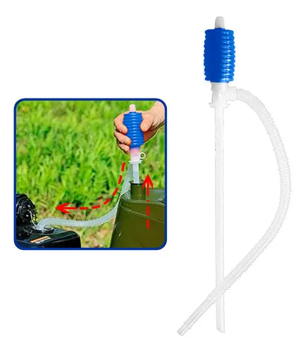 Pompe à Siphon Manuelle en Plastique WADFOW WCYB1301 550mm pour Extraction de Liquides