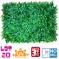 Lot de 20 Panneaux décoratif 3D NEVADA - Mur végétal artificiel - 60*40cm - SQES