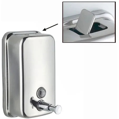 Distributeur de Gel, Savon Liquide, Murale, Inox - SQES