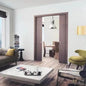 Double Porte coulissantes encastrée dans le PLATRE 2P 1800/2100/100 SCIRIGNO -Made in ITALY- - SQES