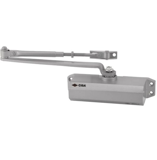 Ferme porte - Vérin Réglable - Argent - SQES