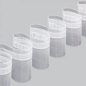 Tringle à rideau VAGUE en aluminium Blanc robuste Qualité M'hirsi - SQES