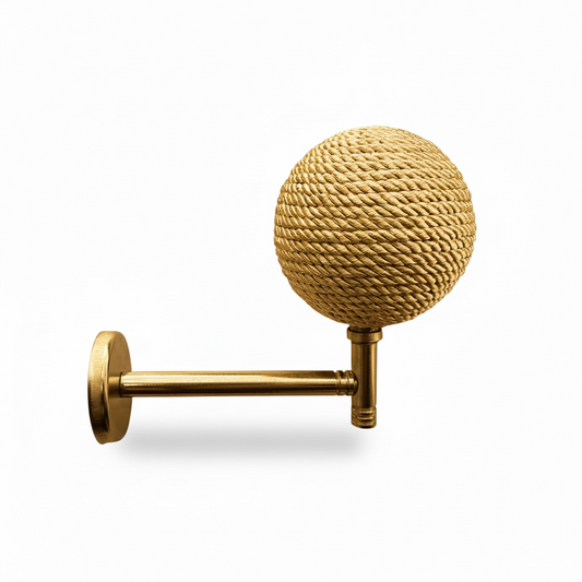 Embrasse Rideau tressé Doré (2pcs)