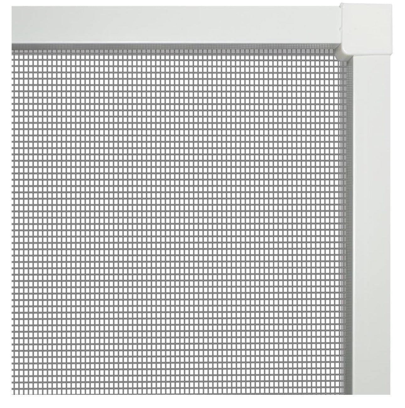 Moustiquaire pour fenêtres avec cadre en PVC 130 x 150 cm