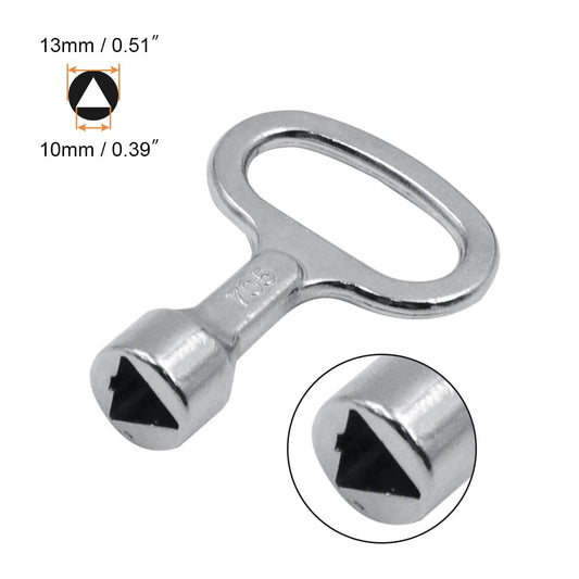 Clé Triangulaire Quiltique en Alliage d'Aluminium 53.6 mm x 40 mm - Manuel