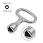 Clé Triangulaire Quiltique en Alliage d'Aluminium 53.6 mm x 40 mm - Manuel
