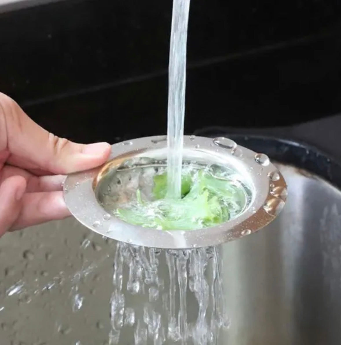 Filtre Grille Bonde pour Évier Lavabo Baignoire en Acier Inoxydable - Lot de 6