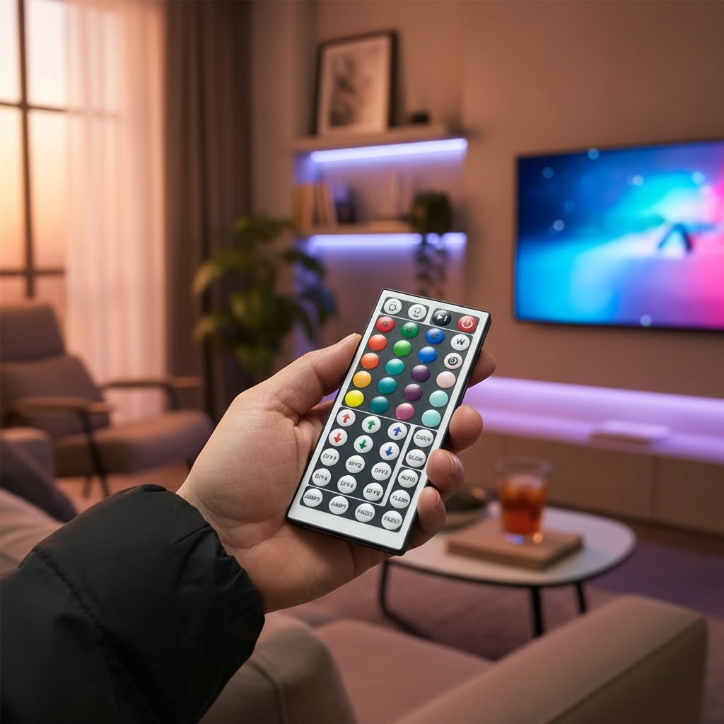 Télécommande Sans Fil 44 Touches RGB pour Ruban LED 3528 5050