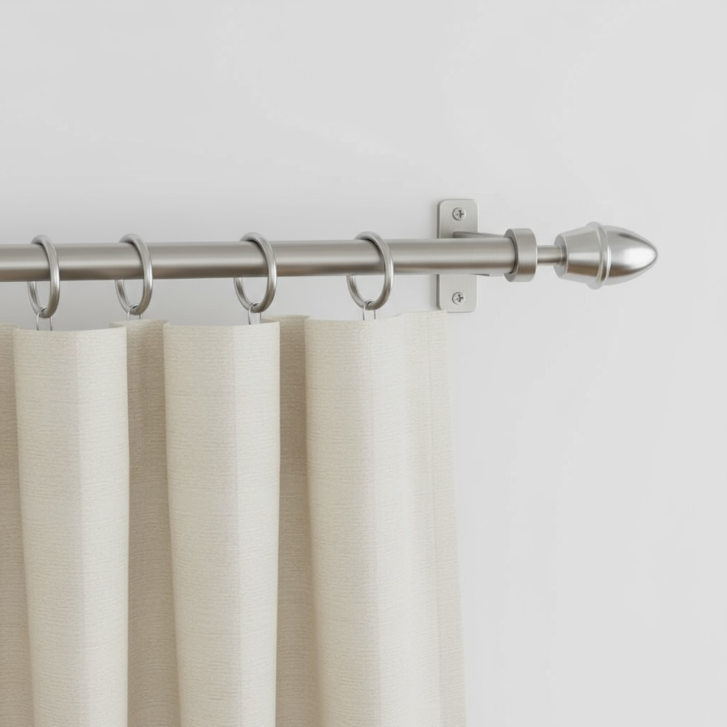 Bouchon pour tube rideau inox 16mm 12pcs