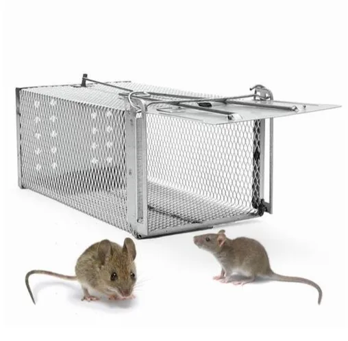 Piège à cage pour rat - Attrape souris - Piège souris - SQES