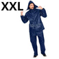 Ensemble imperméable de pluie Veste + Pantalon, Bleu Marine, XXL - SQES