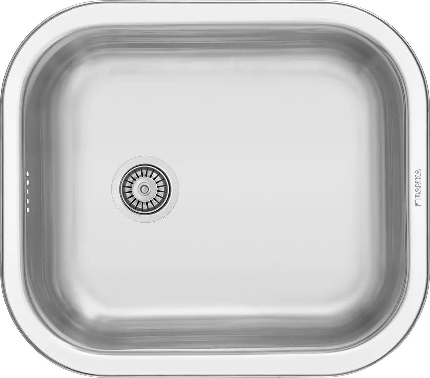 Evier Inox 54x40 cm - 1 Cuve Rectangulaire Encastrable | Banka Sinks - SQES