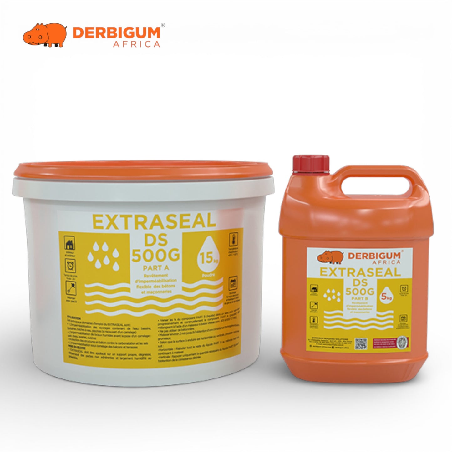 EXTRASEAL DS 500G KIT 20KG DERBIGUM