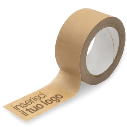 BOSS TAPE Ruban D'emballage Adhésif en Papier Écologique - Efficace et Recyclable - Kraft Marron - SQES