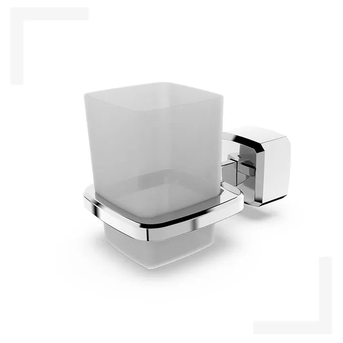 Ensemble accessoires Salle De Bain - En plastique chrome - 5 Pièces - SQES