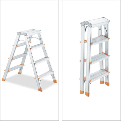 Escabeau Pliable en Aluminium Double Marches 4+4 ACEM - SQES
