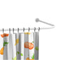 Barre de douche d'angle Tringle universelle Aluminium Blanc 90cmx90cm - SQES