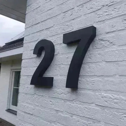 Numéro 9 de maison en plastique Noir - SQES
