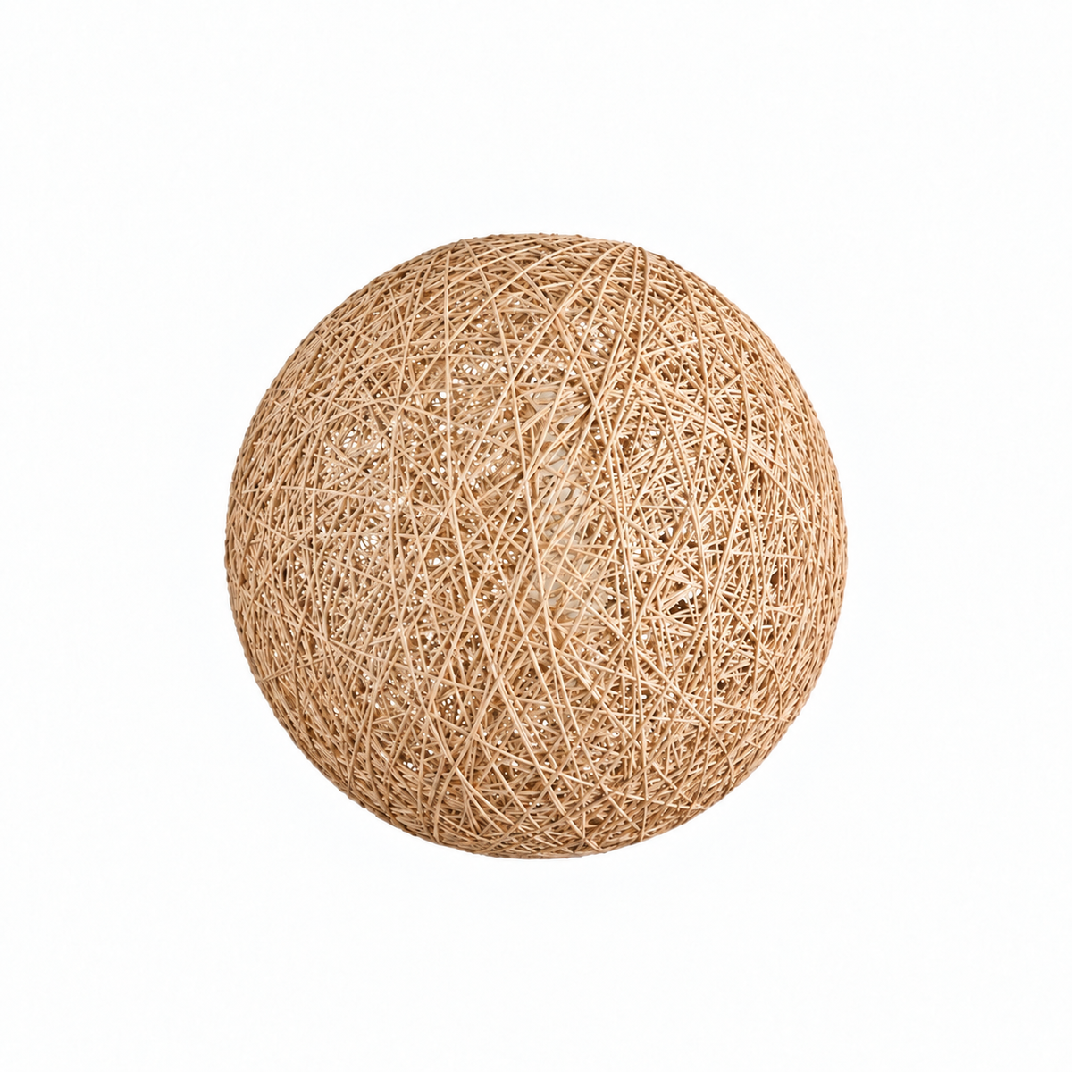 Lot 2+1 Globes pour Lustre en Rotin Naturel – Ø22, Ø28 ou Ø38 cm