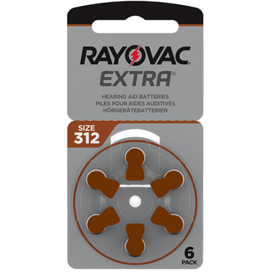 RAYOVAC Pile Auditive XE-312 BP8 - Zinc-Air Extra Advanced