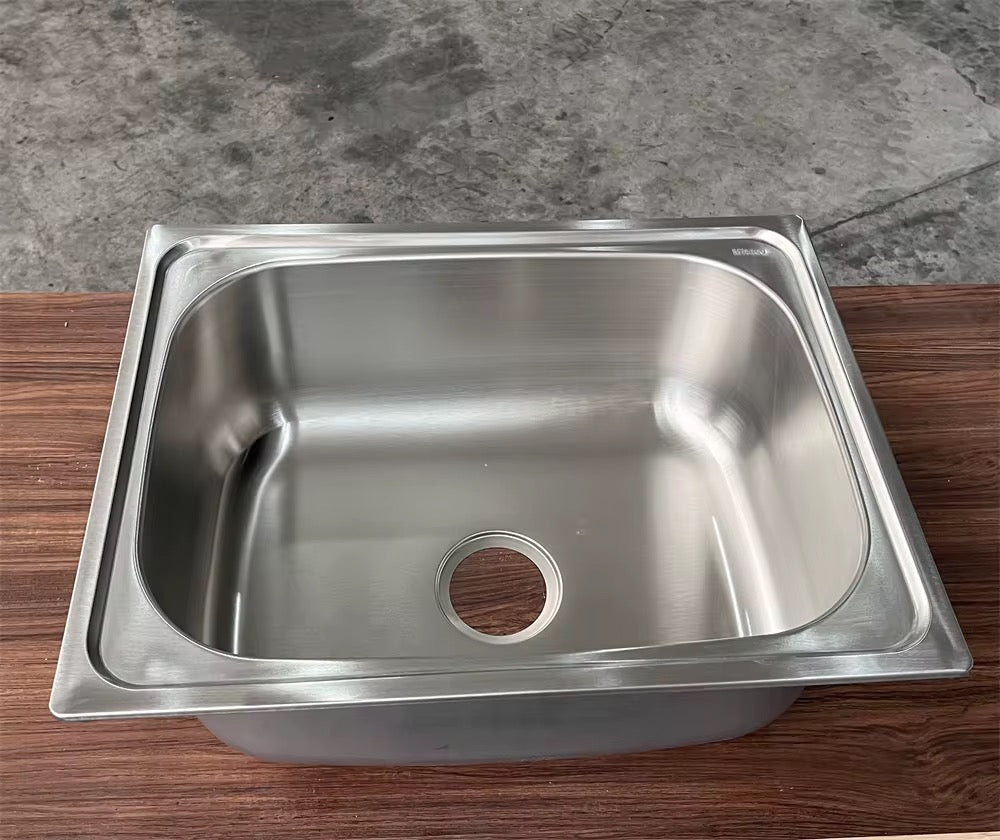 Évier Inox Simple Bac Encastrable 50/50cm