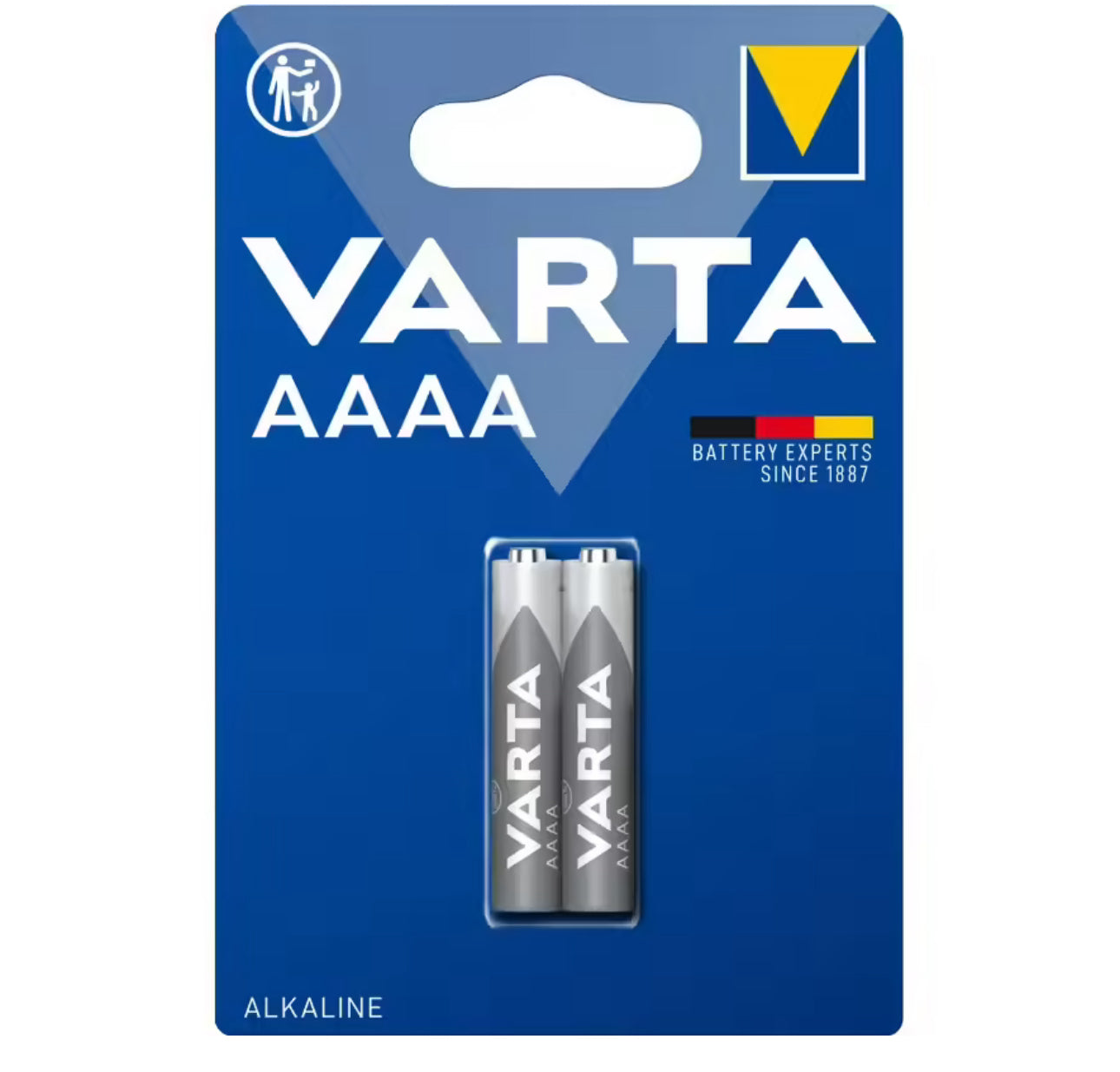 VARTA Piles AAAA Alkaline 1,5V LR4 BP2 - Ultra-Compact Power